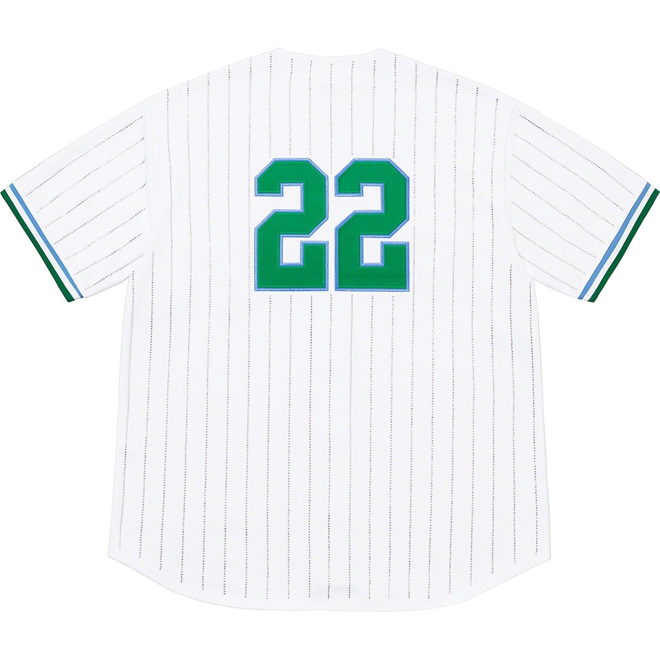 Rhinestone Stripe Baseball Jersey view 3